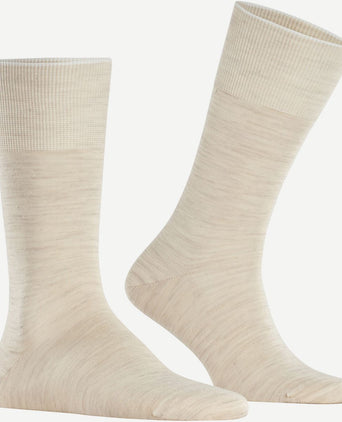 Falke airport sok lichtbeige melange