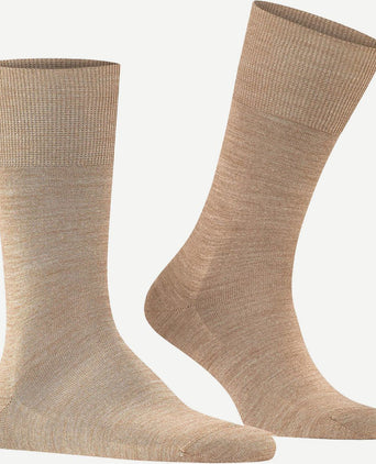 Falke airport sok beige melange