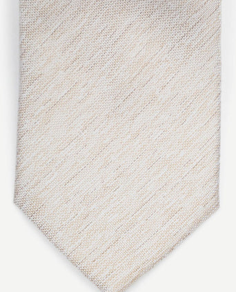 Stropdas zijde délavé beige