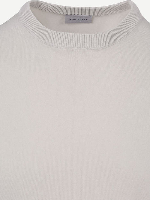 Knitted t-shirt wake ecru