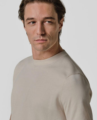 T-shirt knitted ecru