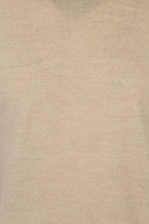 Merino pullover o beige