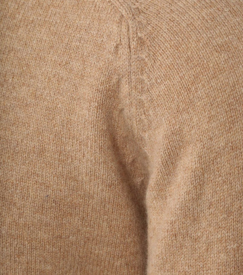 Trui lamswol beige