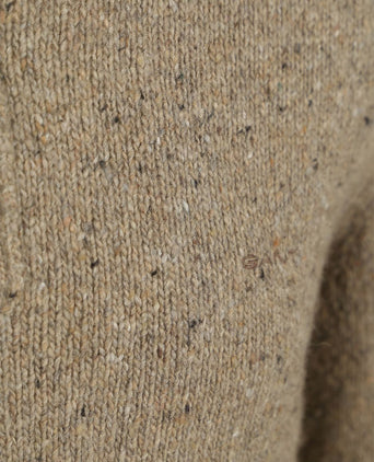 Mocker pullover wool blend sand