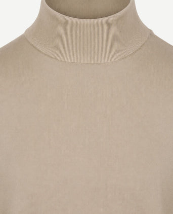 Compact cotton pullover turtle sand