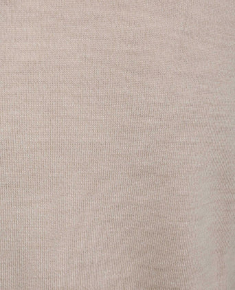 Turtleneck trui merinowol beige