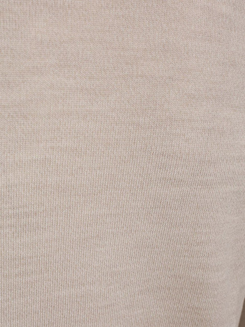 Pullover merinowol beige
