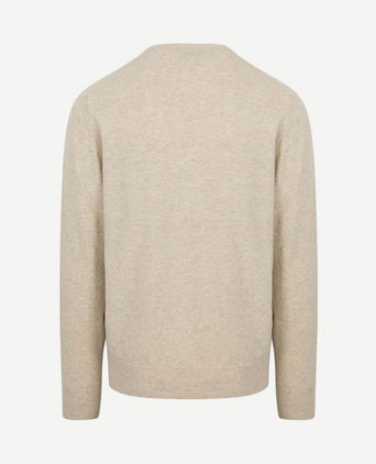 Trui lamswol linen beige