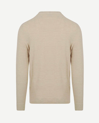 Pullover textured ecru