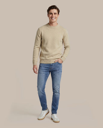 Pullover bouclé beige
