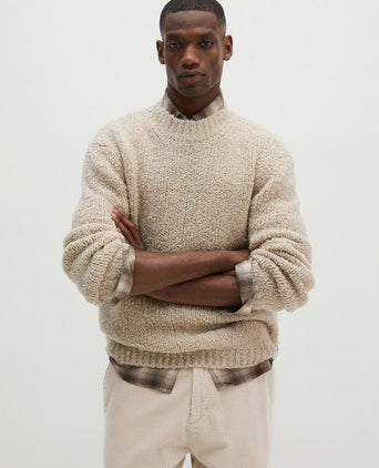Pullover melange medium beige
