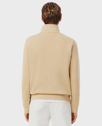 Pullover zipper beige
