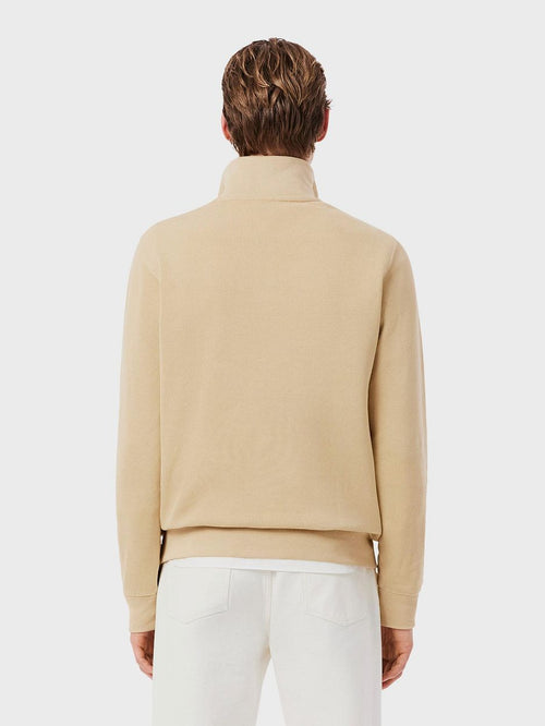 Pullover zipper beige