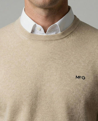 Trui cotton cashmere sand
