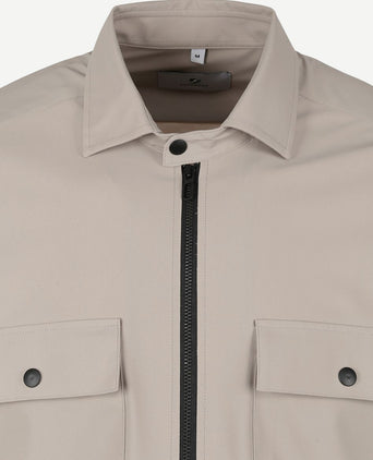 Jacket shirt beige