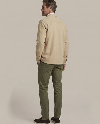 Overshirt structure beige
