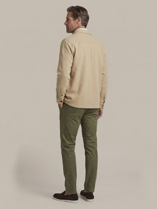 Overshirt structure beige