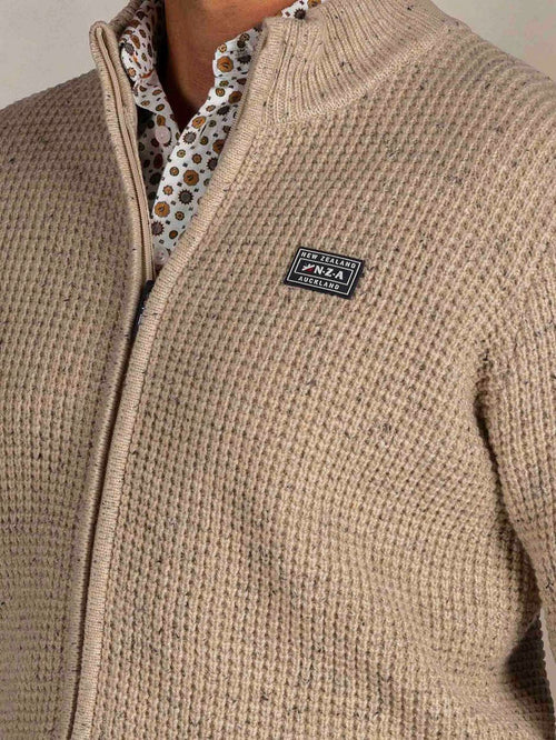 Vest wolmix dominick beige