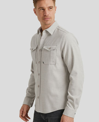 Overshirt twill greige