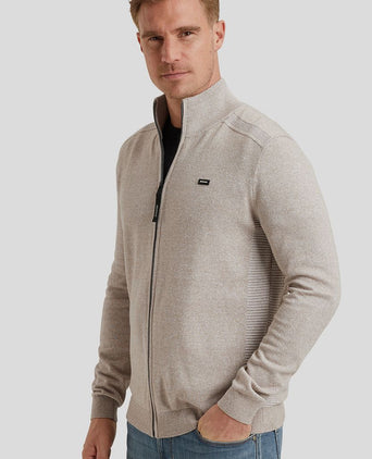 Vest katoen linnen blend beige