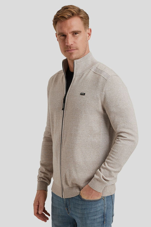 Vest katoen linnen blend beige