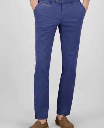 Chino Benny 3 indigo blauw