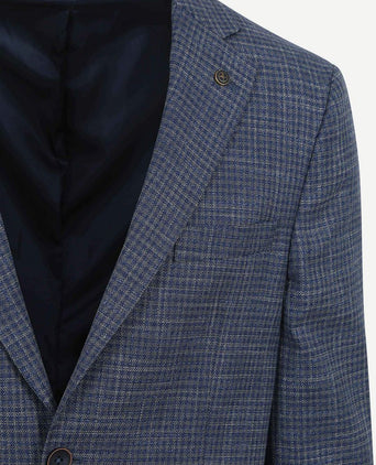 Colbert royal blauw ruiten