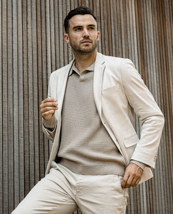 Suitable blazer pasetta ecru | Slim-fit