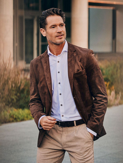 Suitable blazer pasetta cognac | Slim-fit