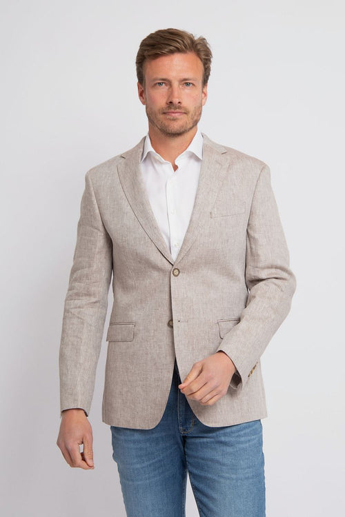 Blazer linnen beige