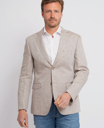 Blazer linnen beige