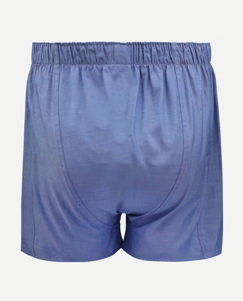 Boxershort Oxford blauw