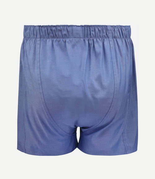 Boxershort Oxford blauw