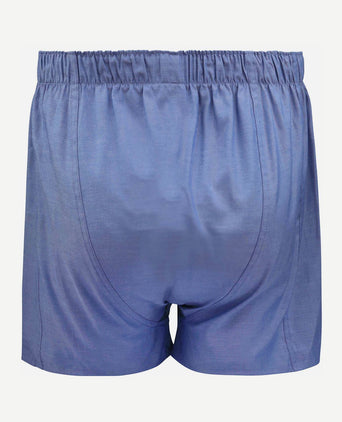 Boxershort Oxford blauw