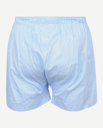 Boxershort geprint lichtblauw