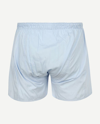 Boxershort poplin solid licht blauw