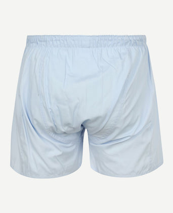 Boxershort poplin solid licht blauw
