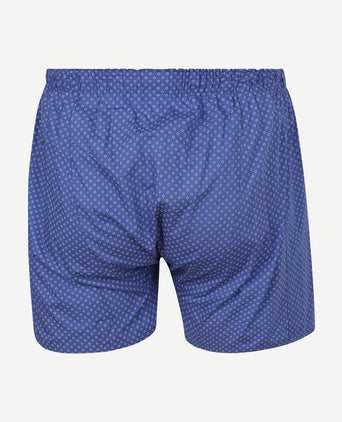 Boxershort geoprint blauw