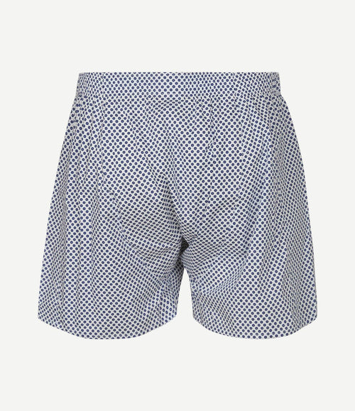 Boxershort bloem blauw