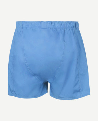 Boxer mid blue poplin
