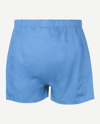 Boxer mid blue poplin