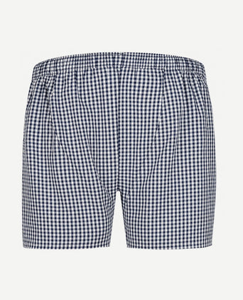 Boxershort vichy donkerblauw