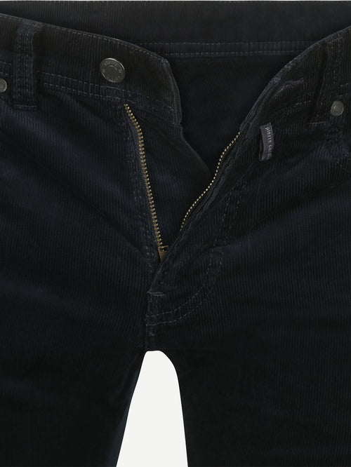 Pierre Cardin broek Lyon corduroy donkerblauw