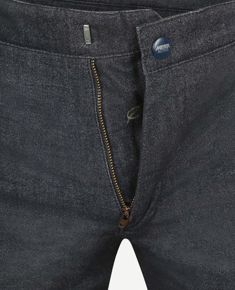 Meyer chino Bonn melange donkerblauw