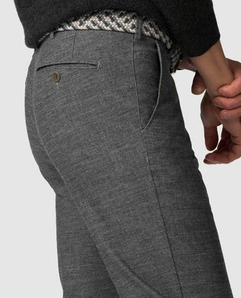 Meyer chino Bonn melange grijs