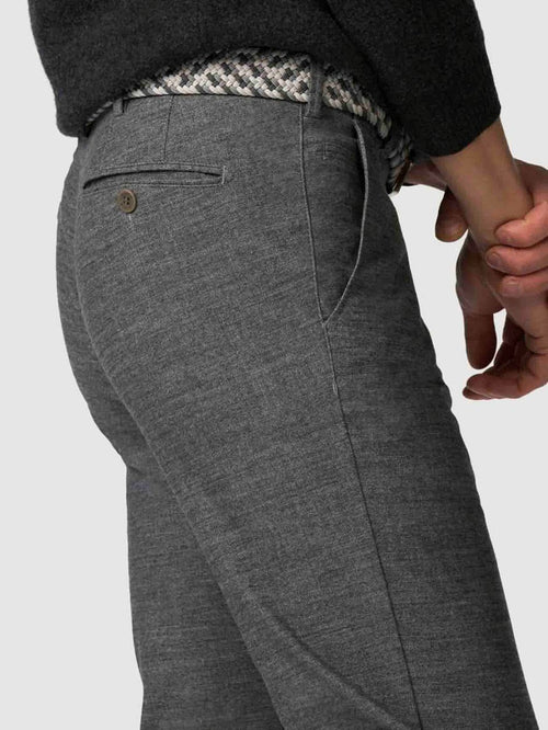 Chino Bonn melange grijs
