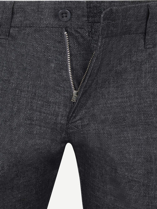 Mac broek Lennox melange donkerblauw