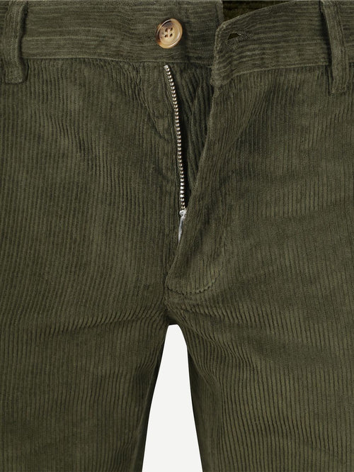 Steppin' Out chino flemm corduroy olive | Regular-fit