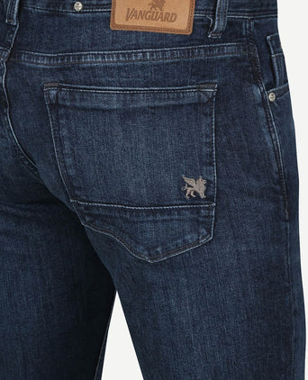 Jeans v7 rider steel washed blue