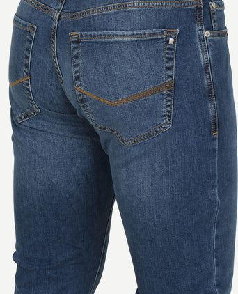 Jeans Lyon tapered future flex blauw stonewash